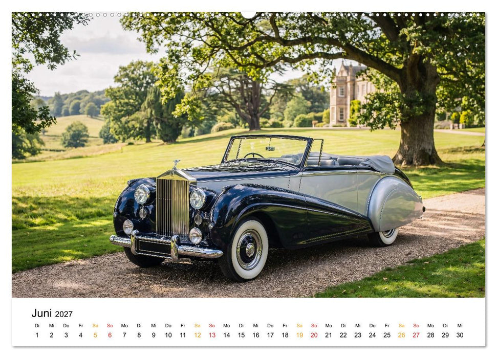 Klassiker der Eleganz - Meisterwerke des Automobilbaus (CALVENDO Premium Wandkalender 2027)