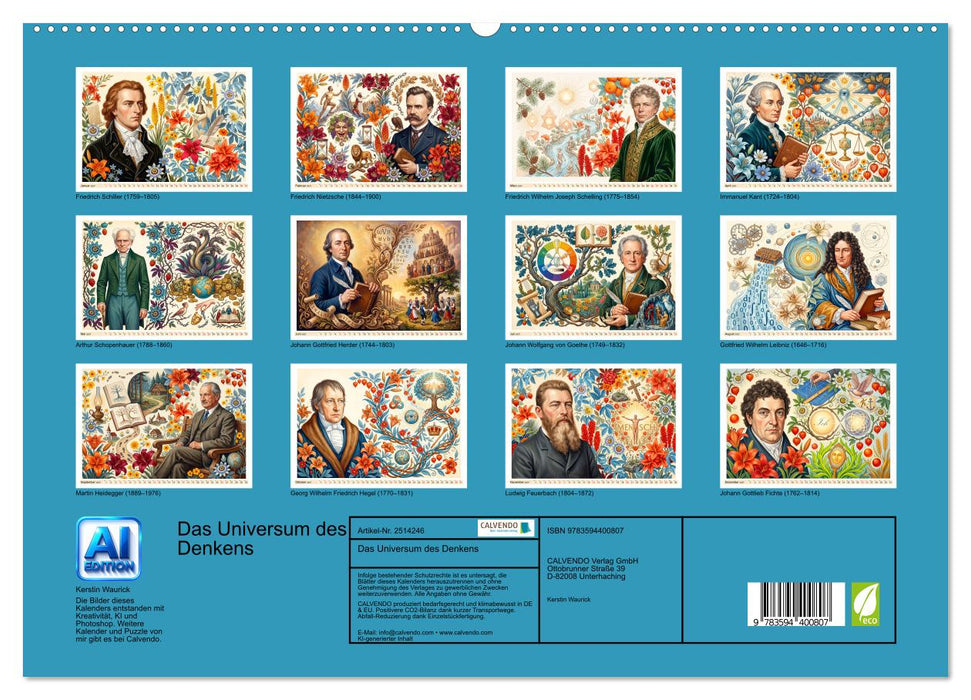 Das Universum des Denkens (CALVENDO Wandkalender 2027)