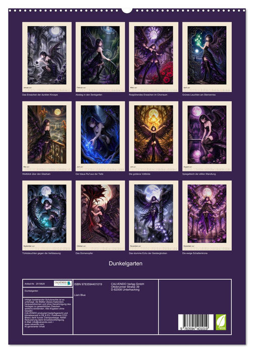 Dunkelgarten (CALVENDO Premium Wandkalender 2027)