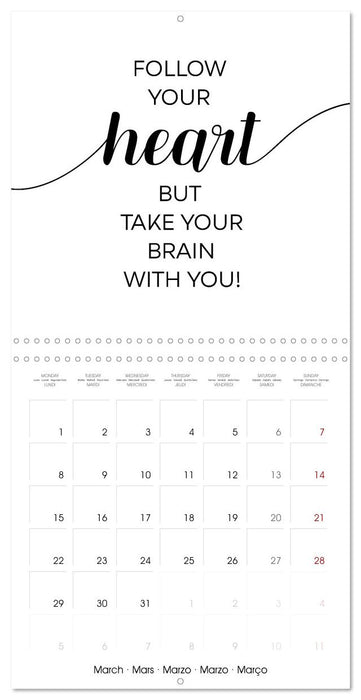 Funny and cheeky quotes (CALVENDO Monthly Calendar 2027)