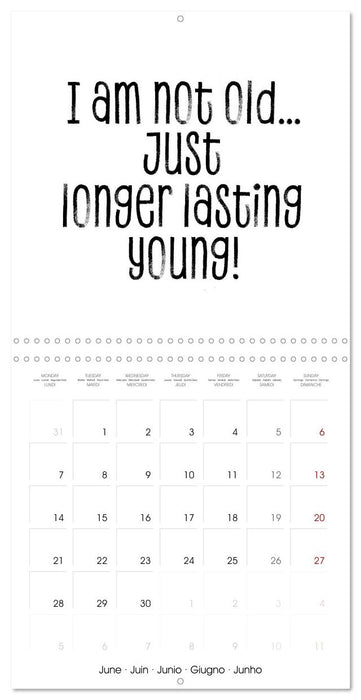 Funny and cheeky quotes (CALVENDO Monthly Calendar 2027)