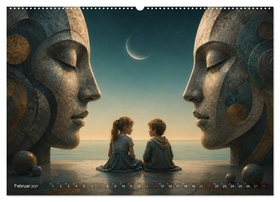 Skulpturen der Träume - Licht, Form und Bewegung (CALVENDO Premium Wandkalender 2027)