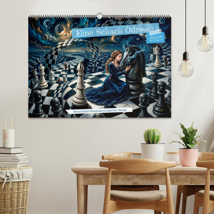 Eine Schach Odyssee (CALVENDO Wandkalender 2027)