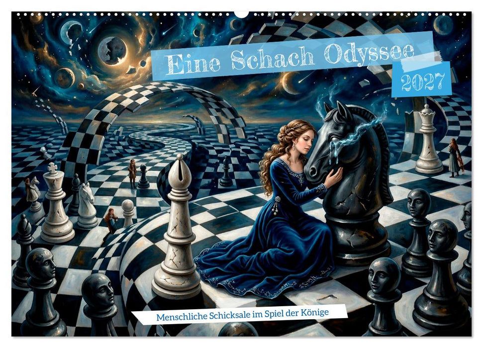 Eine Schach Odyssee (CALVENDO Wandkalender 2027)