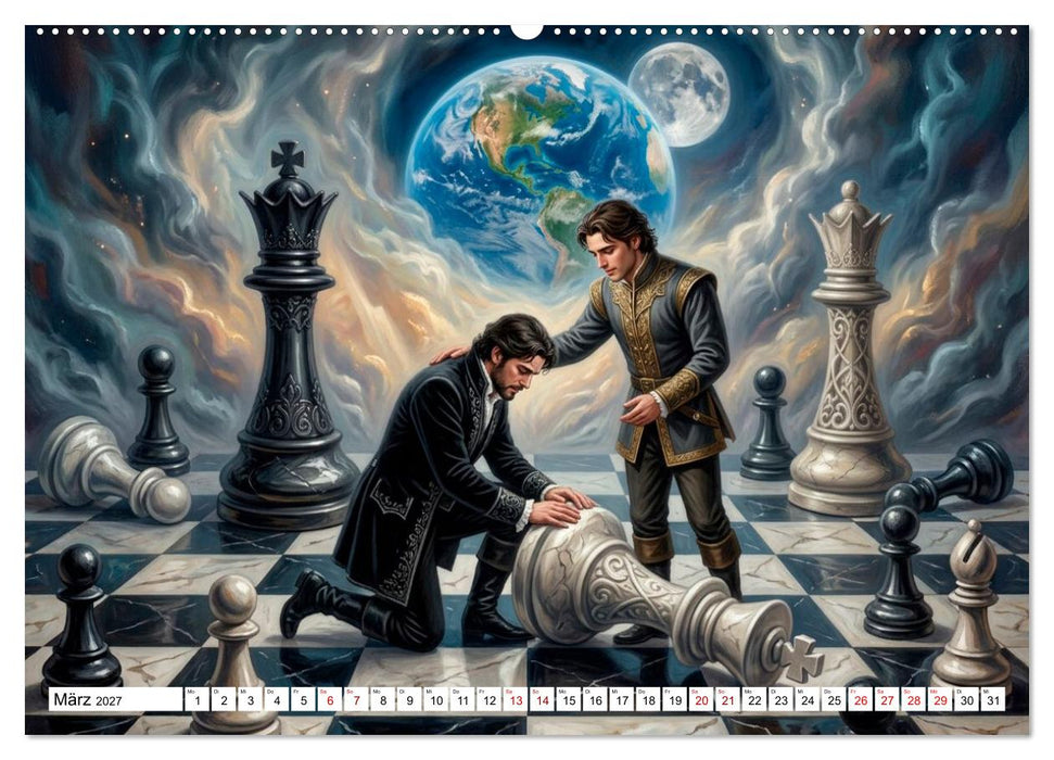 Eine Schach Odyssee (CALVENDO Wandkalender 2027)