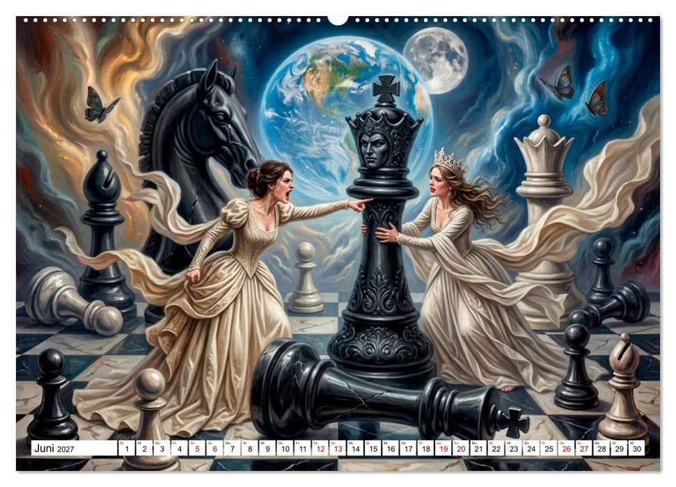 Eine Schach Odyssee (CALVENDO Wandkalender 2027)