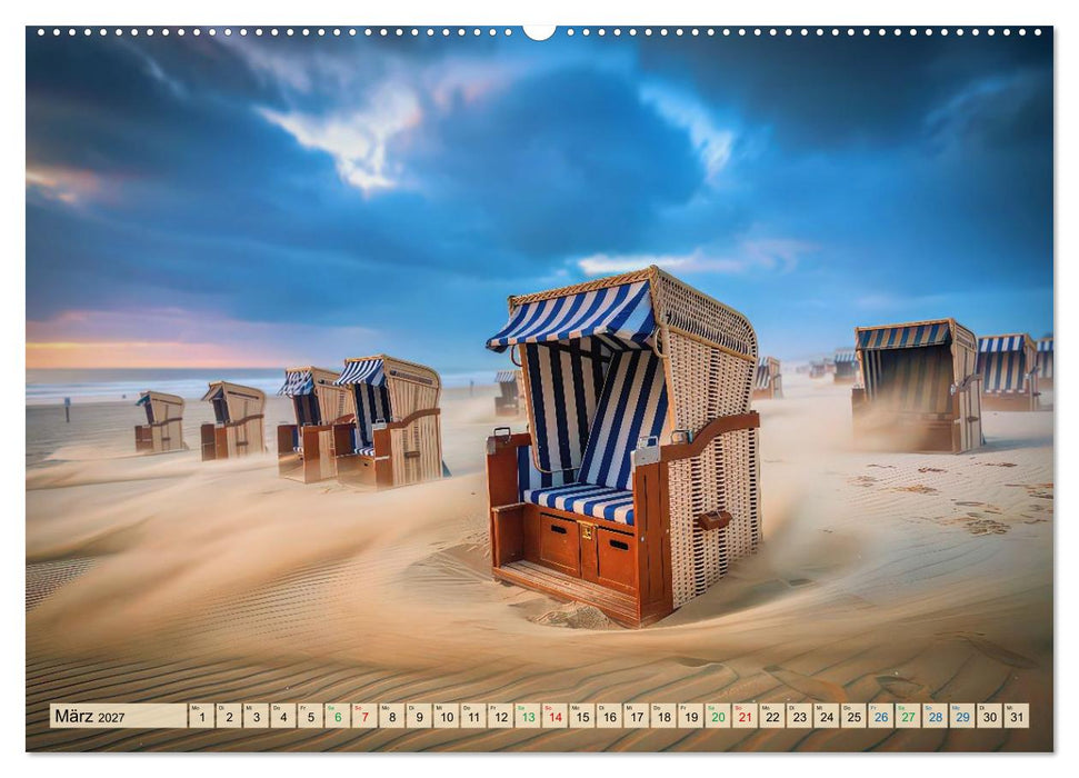 Inselmomente im Wind (CALVENDO Wandkalender 2027)