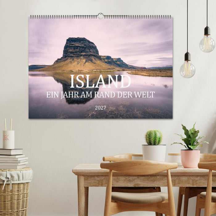 Island. Ein Jahr am Rand der Welt (CALVENDO Wandkalender 2027)