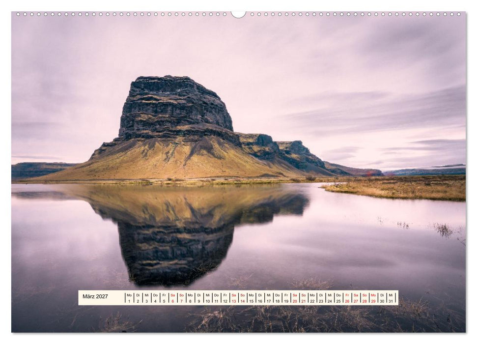 Island. Ein Jahr am Rand der Welt (CALVENDO Wandkalender 2027)