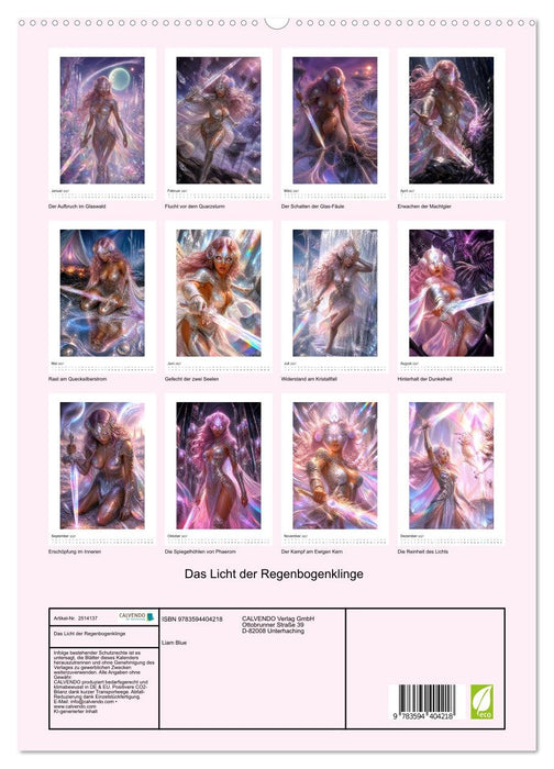 Das Licht der Regenbogenklinge (CALVENDO Premium Wandkalender 2027)