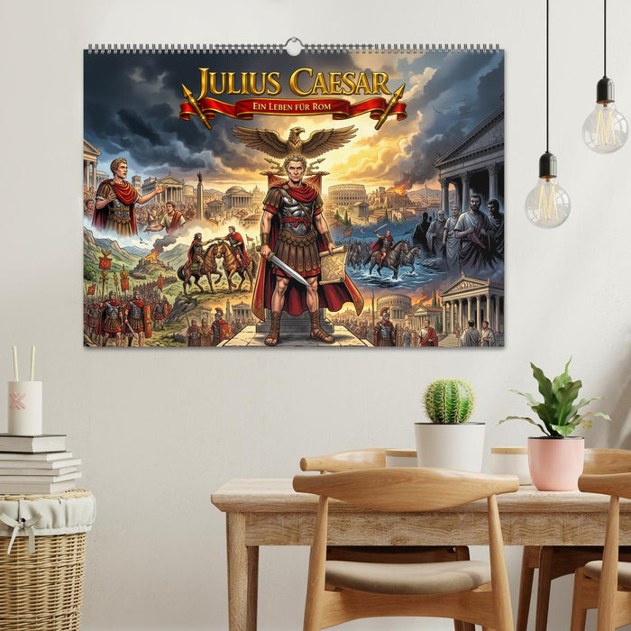 Julius Caesar – Ein Leben für Rom (CALVENDO Wandkalender 2027)