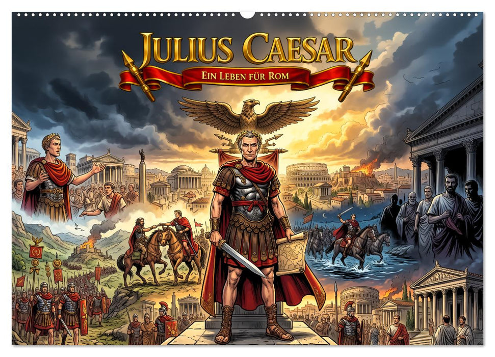 Julius Caesar – Ein Leben für Rom (CALVENDO Wandkalender 2027)