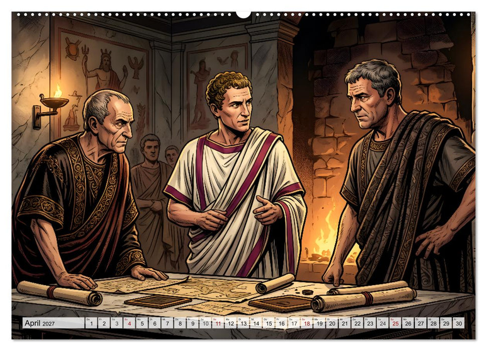 Julius Caesar – Ein Leben für Rom (CALVENDO Wandkalender 2027)