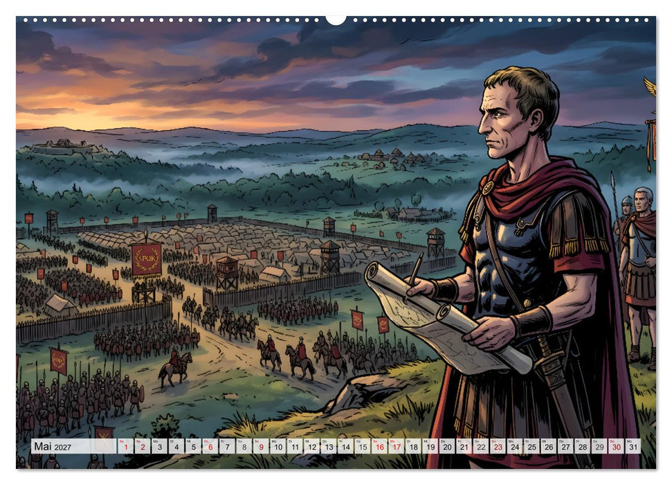 Julius Caesar – Ein Leben für Rom (CALVENDO Wandkalender 2027)