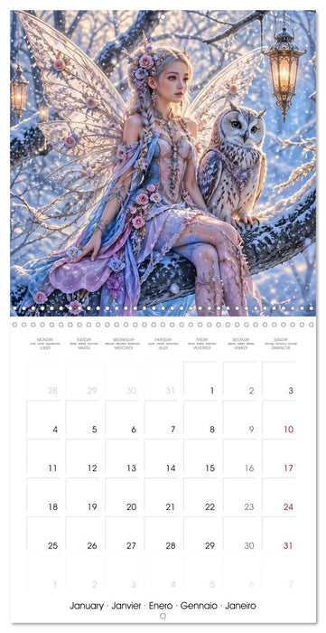 Paws and Fairy Dust. (CALVENDO Monthly Calendar 2027)