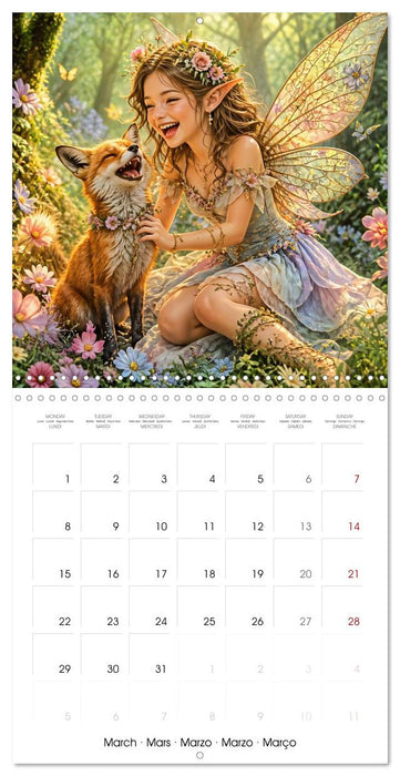 Paws and Fairy Dust. (CALVENDO Monthly Calendar 2027)
