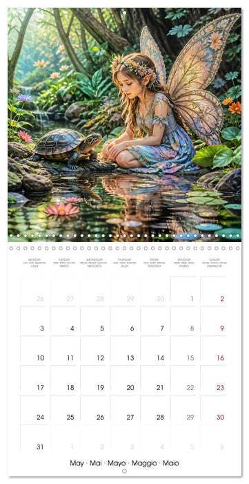 Paws and Fairy Dust. (CALVENDO Monthly Calendar 2027)