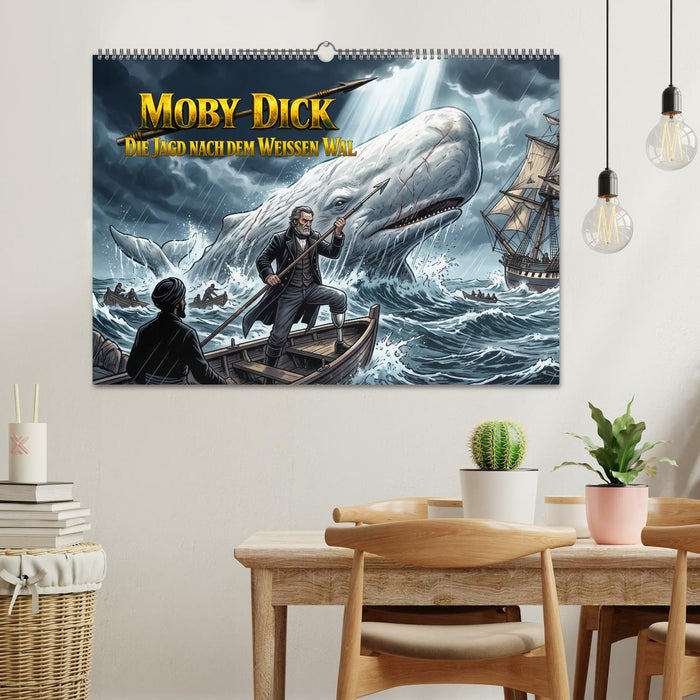 Moby-Dick – Die Jagd nach dem weißen Wal (CALVENDO Wandkalender 2027)