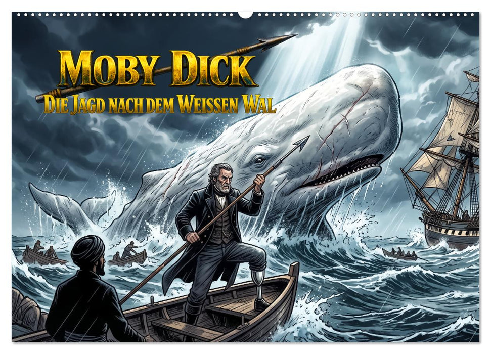 Moby-Dick – Die Jagd nach dem weißen Wal (CALVENDO Wandkalender 2027)