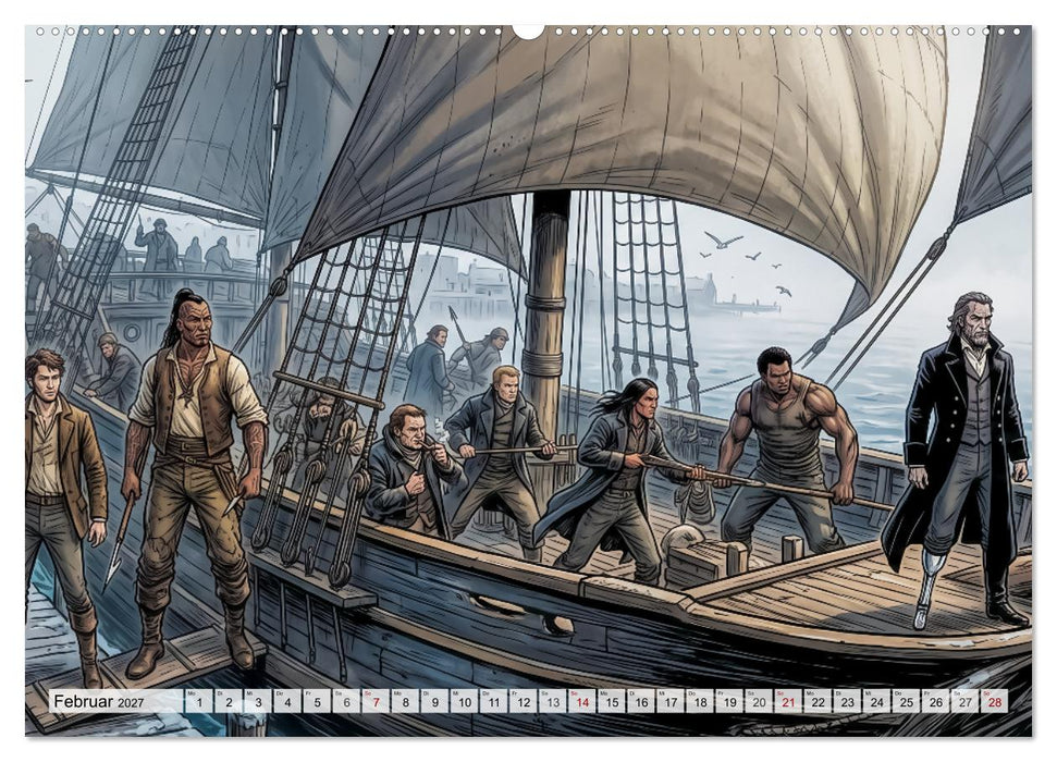 Moby-Dick – Die Jagd nach dem weißen Wal (CALVENDO Wandkalender 2027)