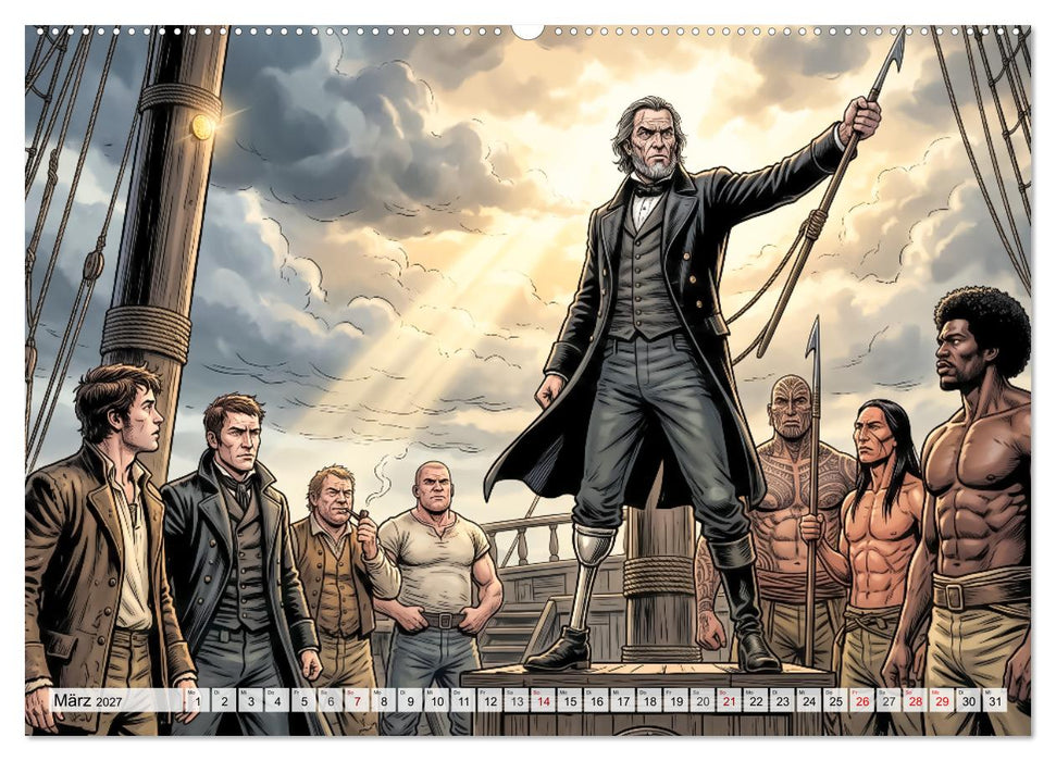 Moby-Dick – Die Jagd nach dem weißen Wal (CALVENDO Wandkalender 2027)
