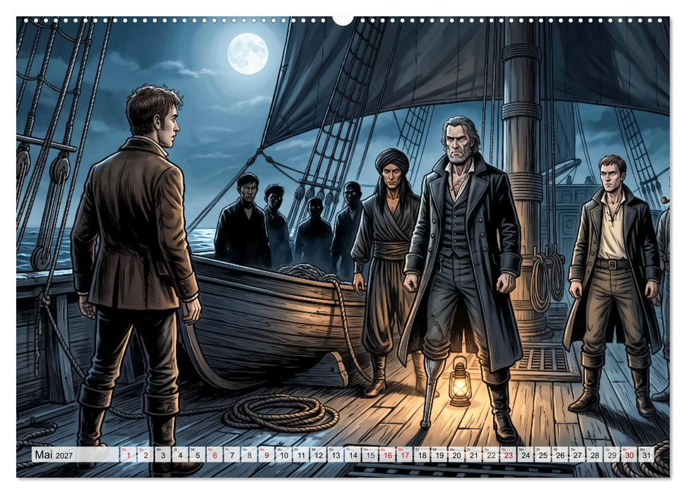 Moby-Dick – Die Jagd nach dem weißen Wal (CALVENDO Wandkalender 2027)