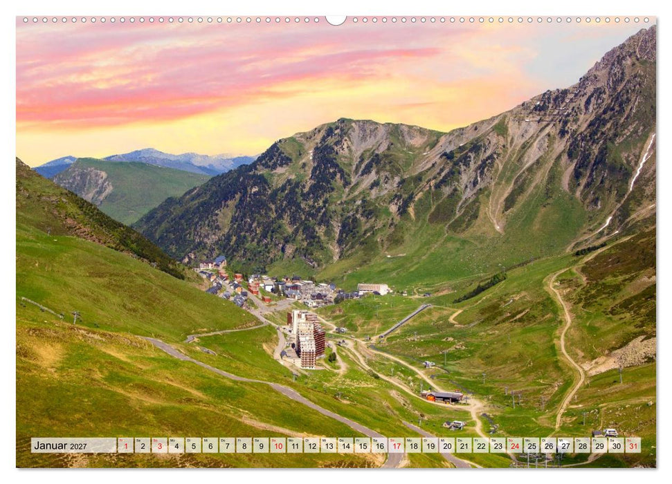 Orte der Pyrenäen (CALVENDO Premium Wandkalender 2027)