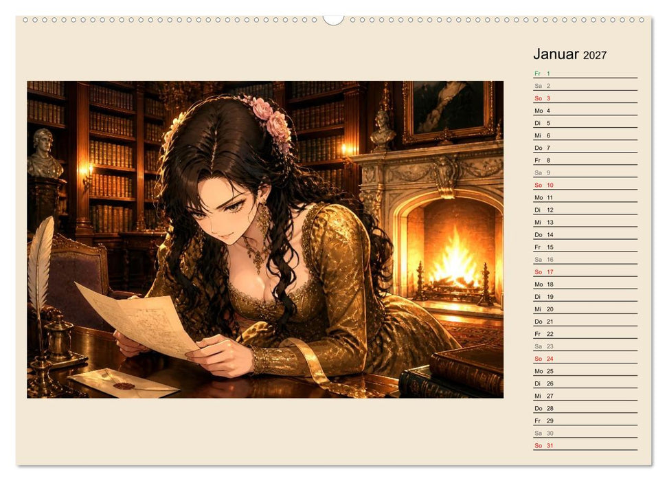 Samtkleider, Hofpost und Rivalinnen (CALVENDO Premium Wandkalender 2027)