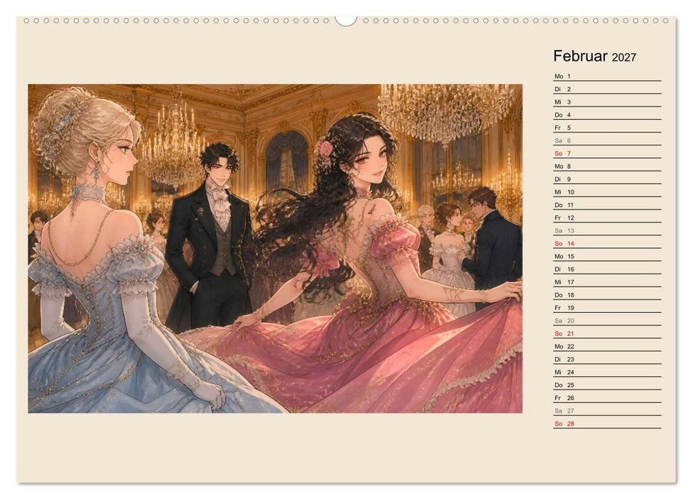Samtkleider, Hofpost und Rivalinnen (CALVENDO Premium Wandkalender 2027)