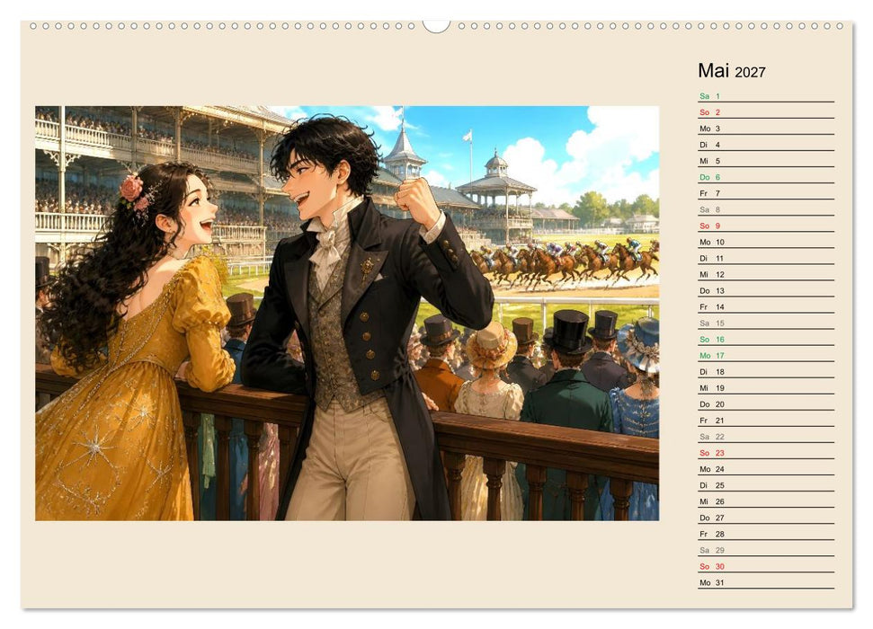 Samtkleider, Hofpost und Rivalinnen (CALVENDO Premium Wandkalender 2027)