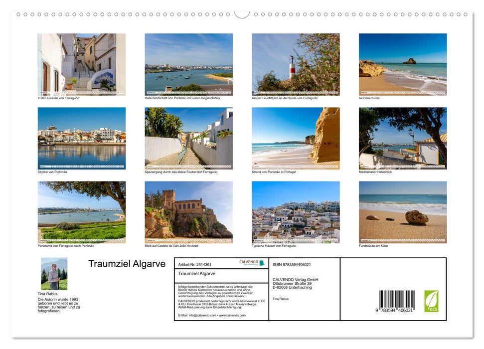 Traumziel Algarve (CALVENDO Wandkalender 2027)