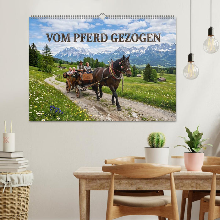 Vom Pferd gezogen (CALVENDO Wandkalender 2027)