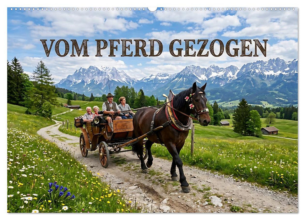 Vom Pferd gezogen (CALVENDO Wandkalender 2027)
