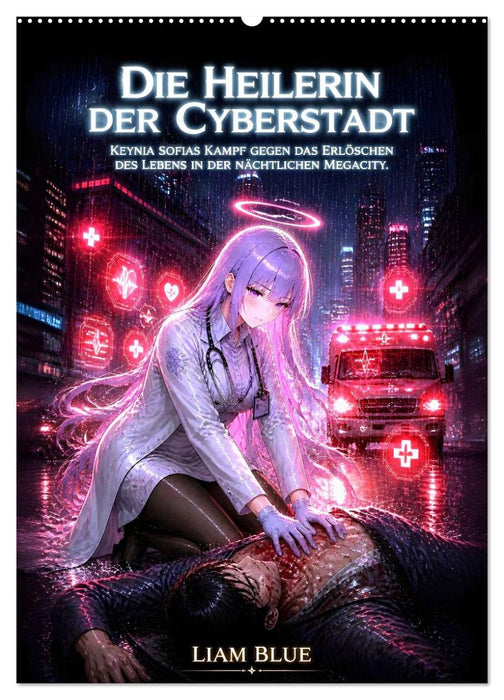 Die Heilerin der Cyberstadt (CALVENDO Wandkalender 2027)