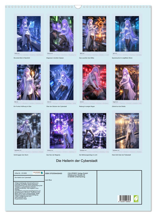 Die Heilerin der Cyberstadt (CALVENDO Wandkalender 2027)