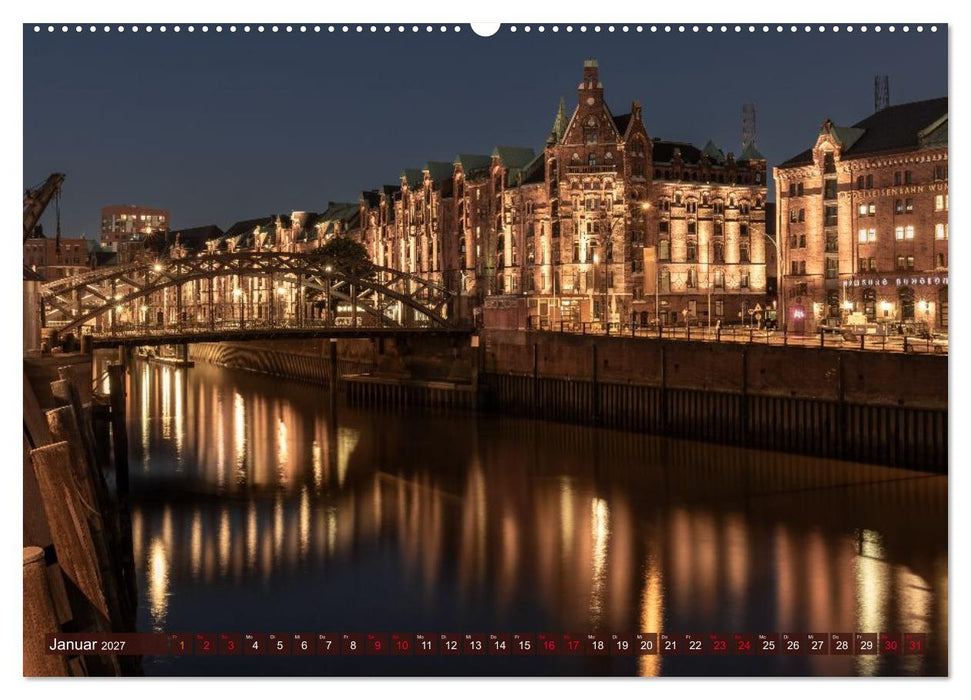 Magic Nights Hamburg (CALVENDO Wandkalender 2027)
