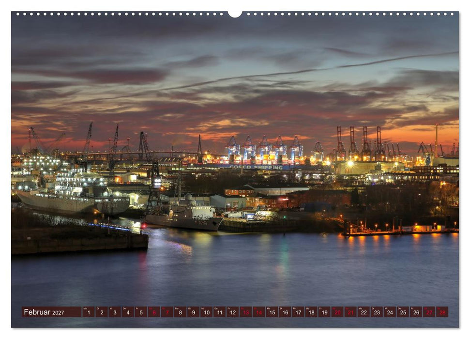 Magic Nights Hamburg (CALVENDO Wandkalender 2027)