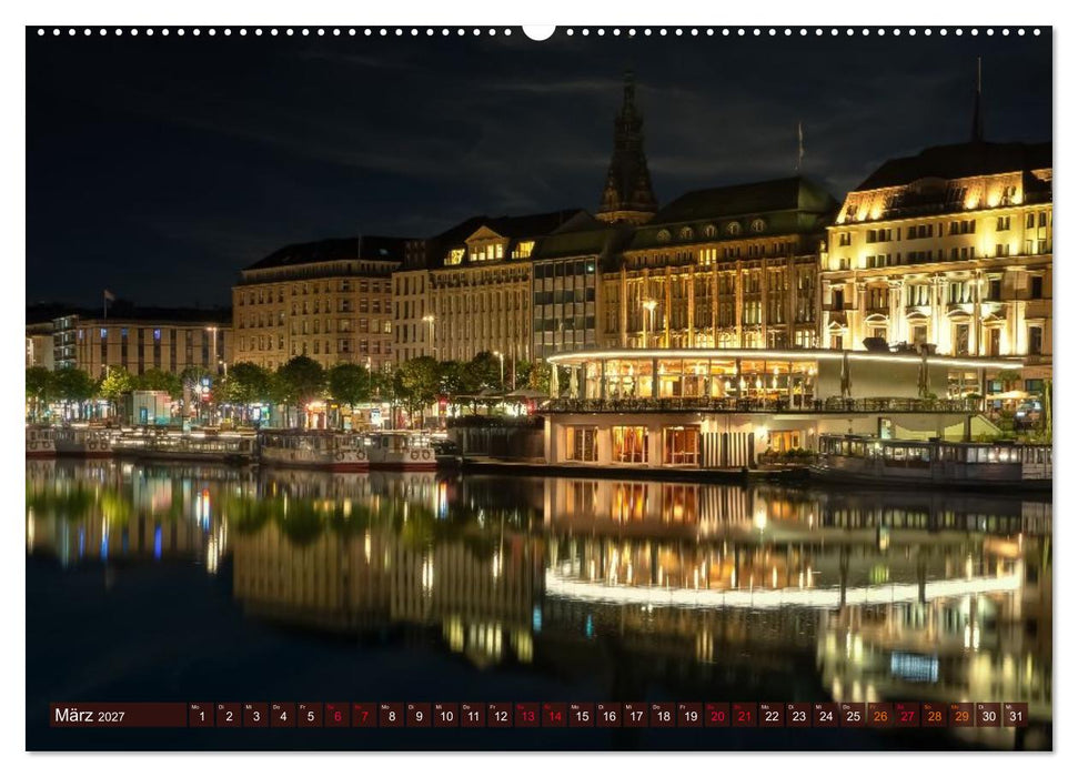 Magic Nights Hamburg (CALVENDO Wandkalender 2027)