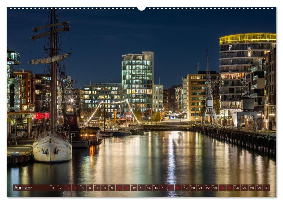 Magic Nights Hamburg (CALVENDO Wandkalender 2027)