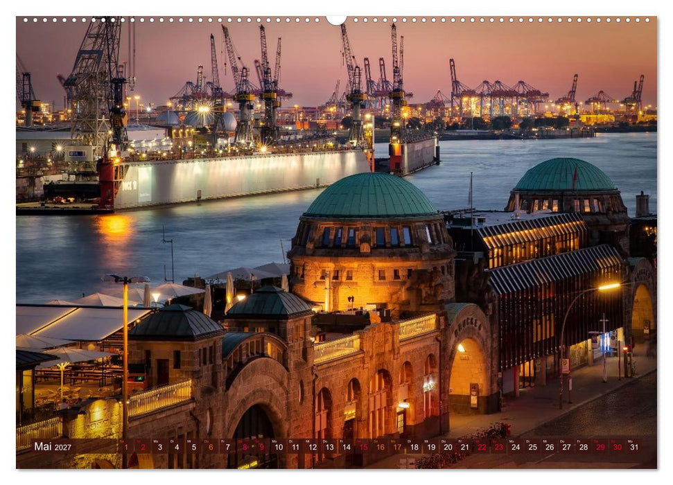 Magic Nights Hamburg (CALVENDO Wandkalender 2027)