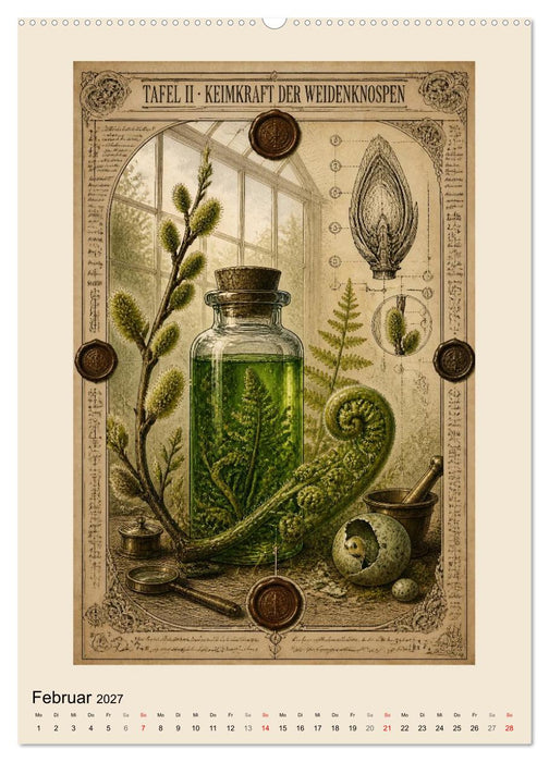 Das Alchemisten-Grimoire (CALVENDO Premium Wandkalender 2027)