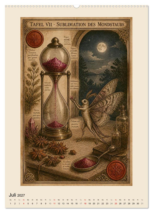 Das Alchemisten-Grimoire (CALVENDO Premium Wandkalender 2027)