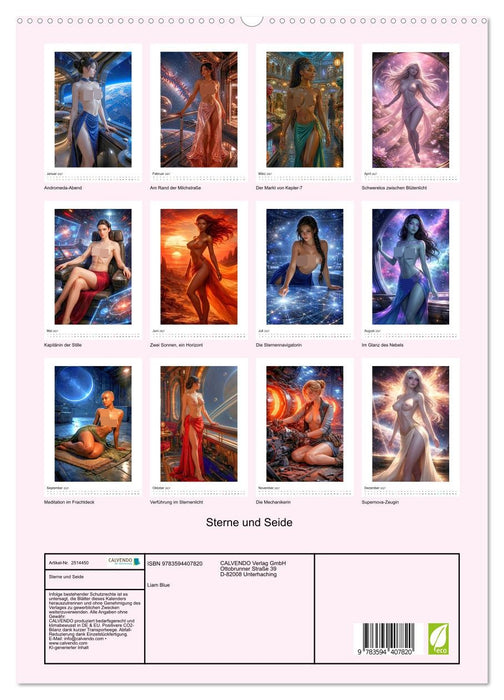 Sterne und Seide (CALVENDO Premium Wandkalender 2027)