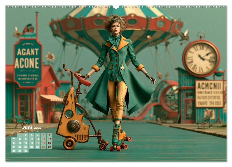 Auf Rollen durch die Zeit (CALVENDO Premium Wandkalender 2027)