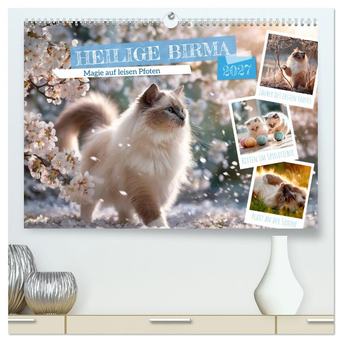 Heilige Birma - Magie auf leisen Pfoten (CALVENDO Premium Wandkalender 2027)