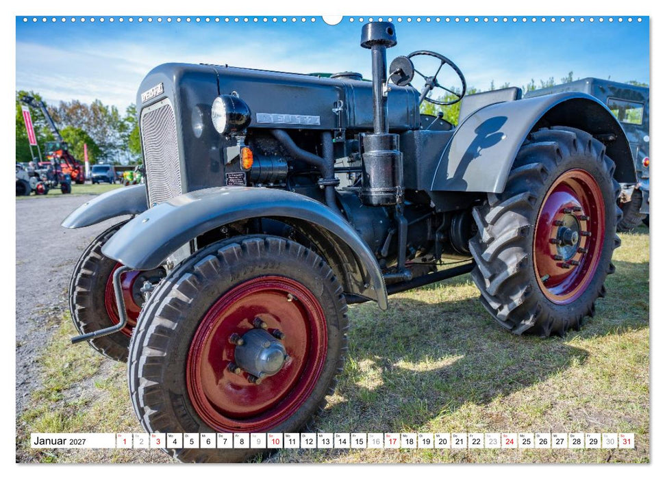 Alte Deutz Traktoren mit Charakter (CALVENDO Premium Wandkalender 2027)