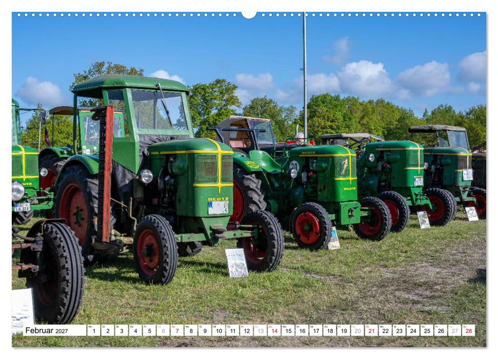 Alte Deutz Traktoren mit Charakter (CALVENDO Premium Wandkalender 2027)