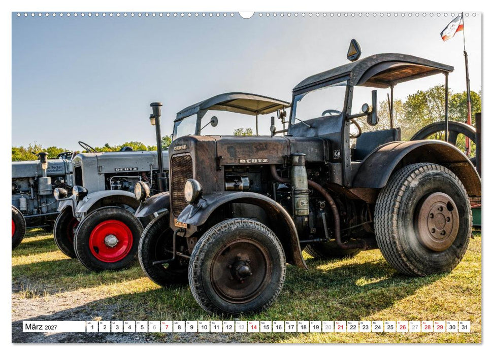 Alte Deutz Traktoren mit Charakter (CALVENDO Premium Wandkalender 2027)