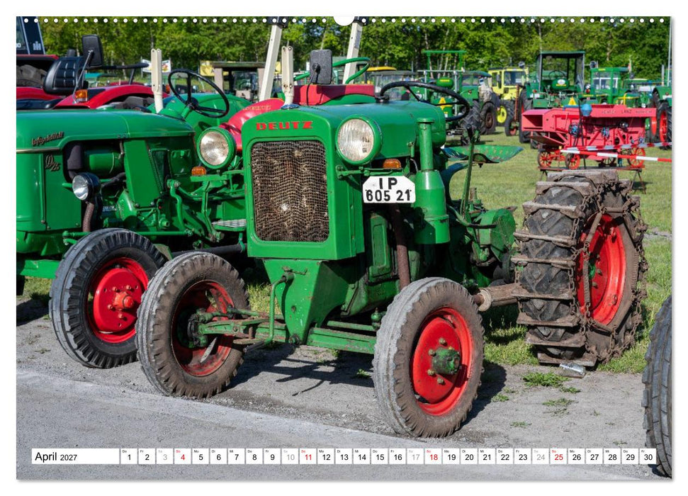 Alte Deutz Traktoren mit Charakter (CALVENDO Premium Wandkalender 2027)
