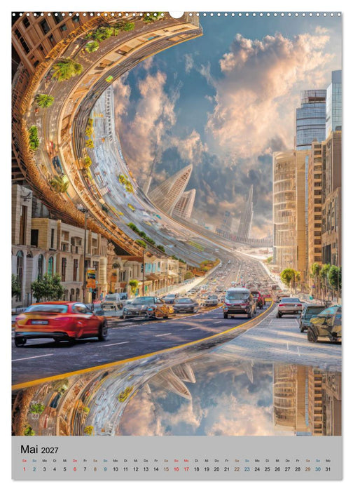Surreale Architektur - Fantastische Illustrationen (CALVENDO Wandkalender 2027)